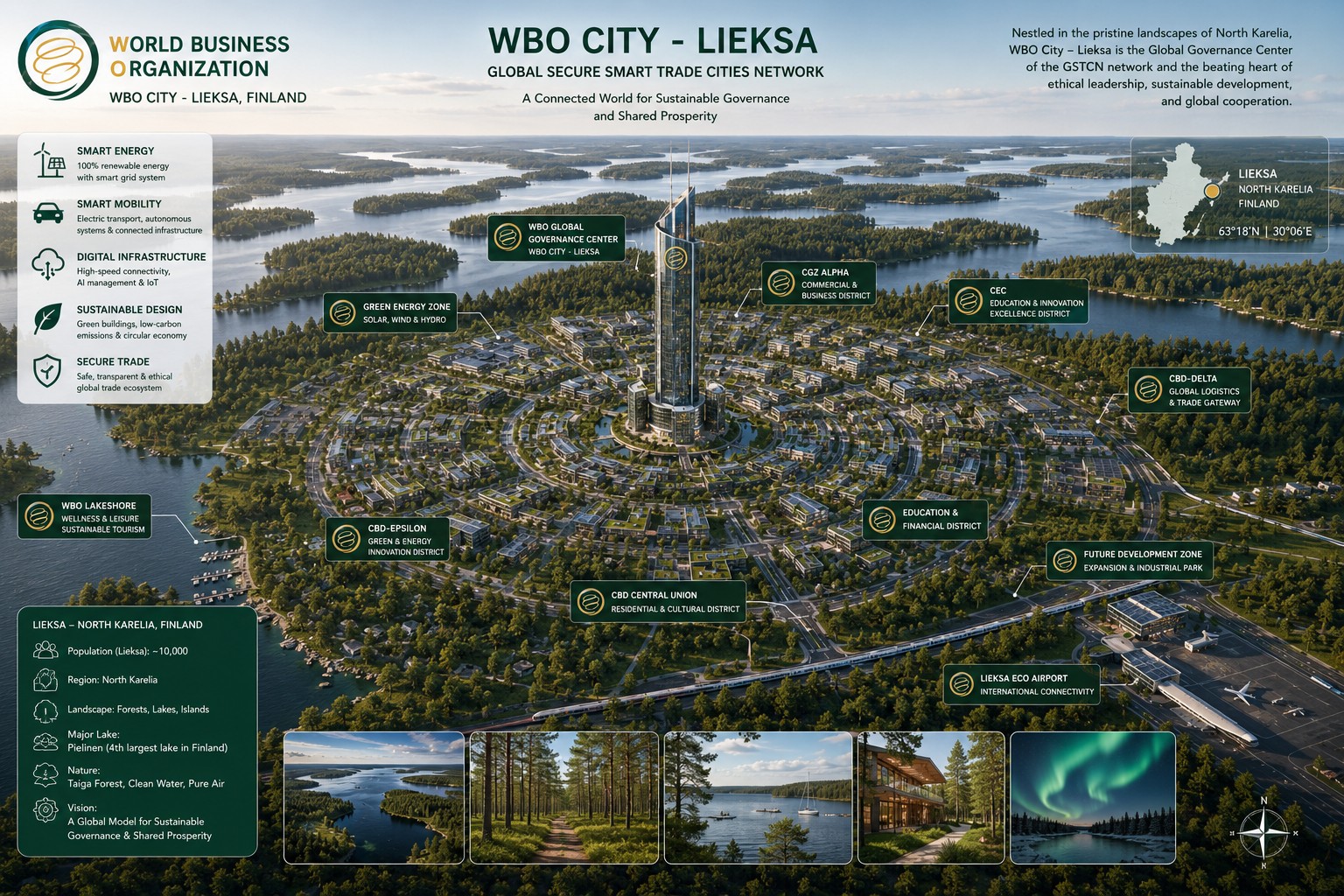 Lieksa Appointed as the WBO Global Governance Center